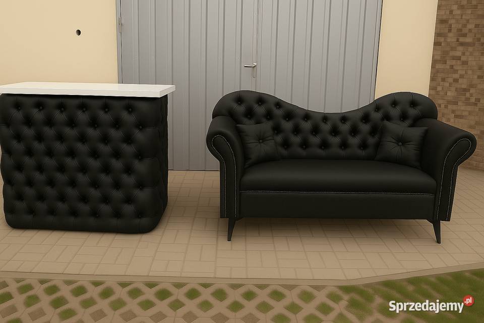 Sofa chesterfield II kolor tkaniny do wyboru Kępno