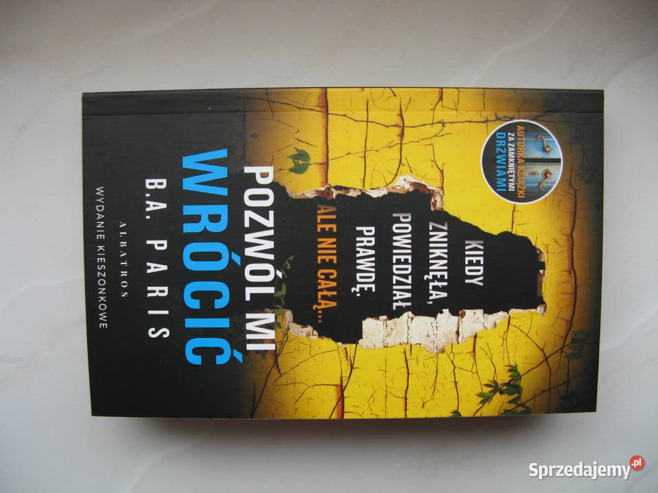Pozwól mi wrócić BA Paris Poznań
