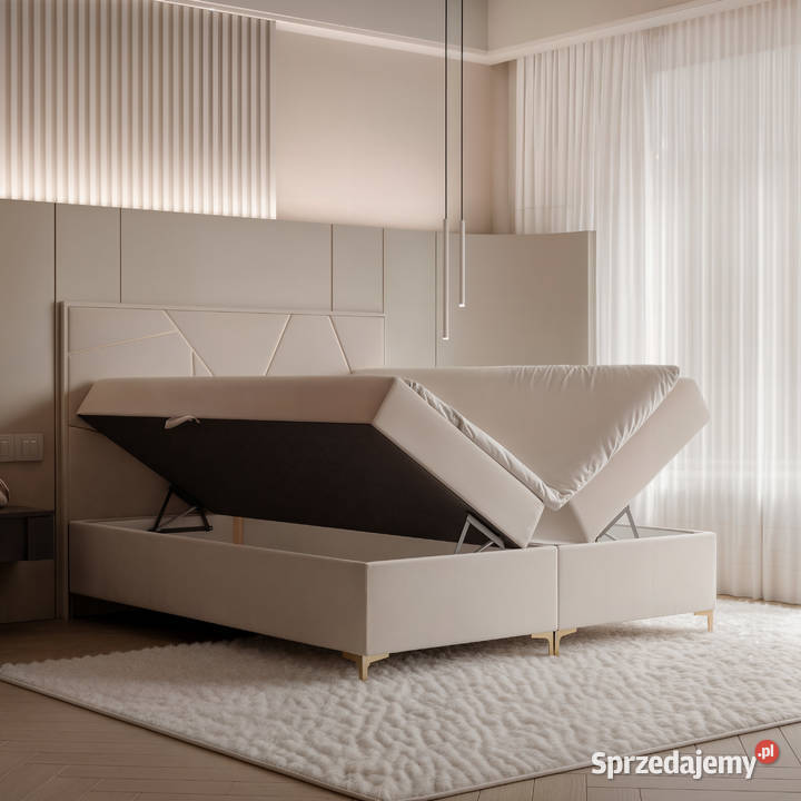 Łóżko kontynentalne EMILIO 140 X 200 PRODUCENT mazowieckie