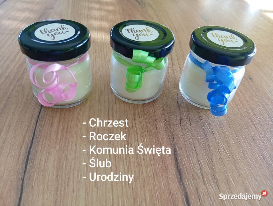 Świeca Sojowa Podziękowania gości Gniezno