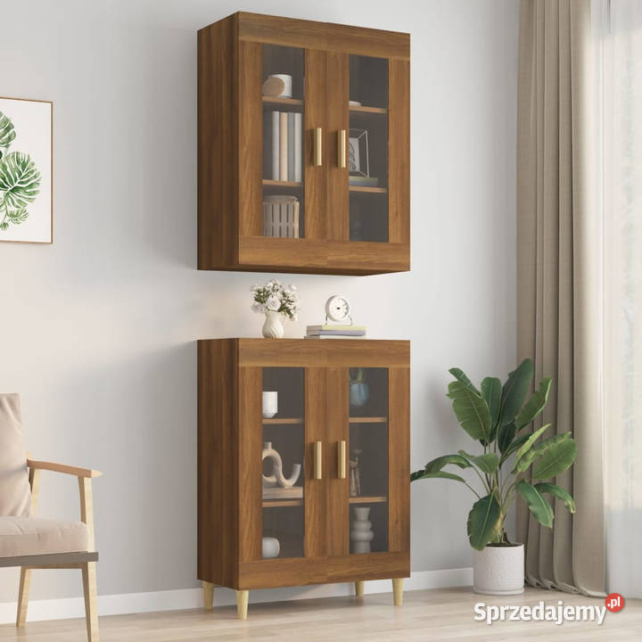 Szafka wisząca brązowy dąb 695x34x90 WM817389 sprzedam