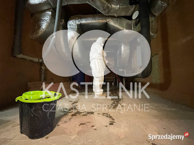 Sprzątanie zalaniach usuwanie szkód Wronki
