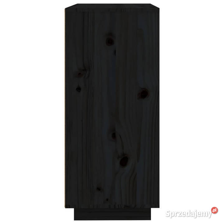 Szafka czarna 60x35x80 lite drewno sosnowe Warszawa