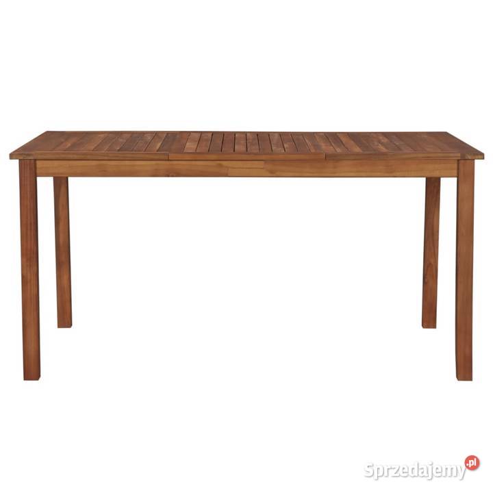 vidaXL Stół ogrodowy 150x90x74 lite drewno