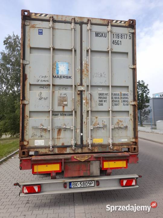 Kontener morski magazynowy budowlany 40 HC 40 DV Nysa sprzedam