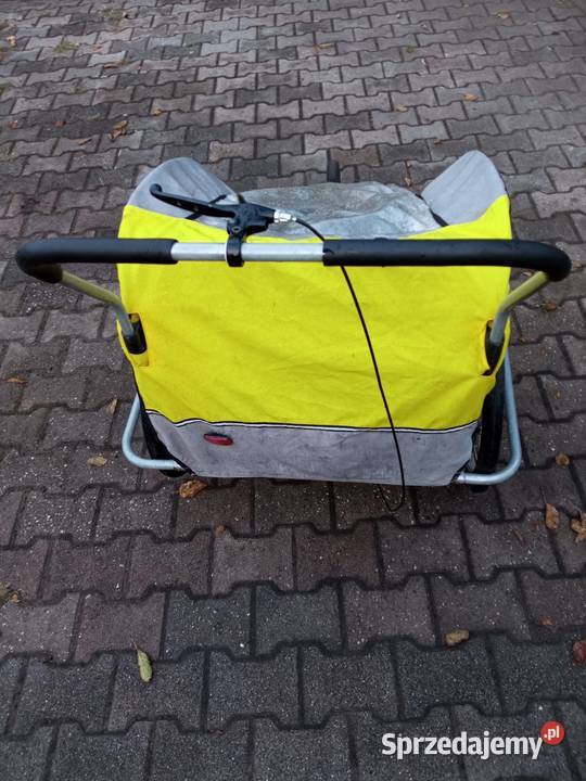 Przyczepka rowerowa wózek 2 osobowy dziecka śląskie