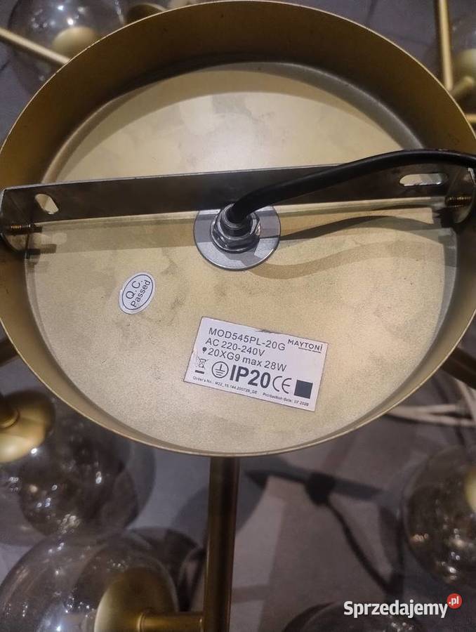 Lampa Maytoni MOD54520G Żyrandol natynkowy wielkopolskie Obrzycko
