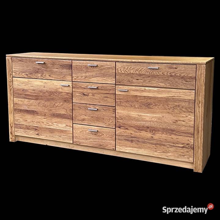 Komoda dębowa EdgarMeble 2D6S 1704080 170cm