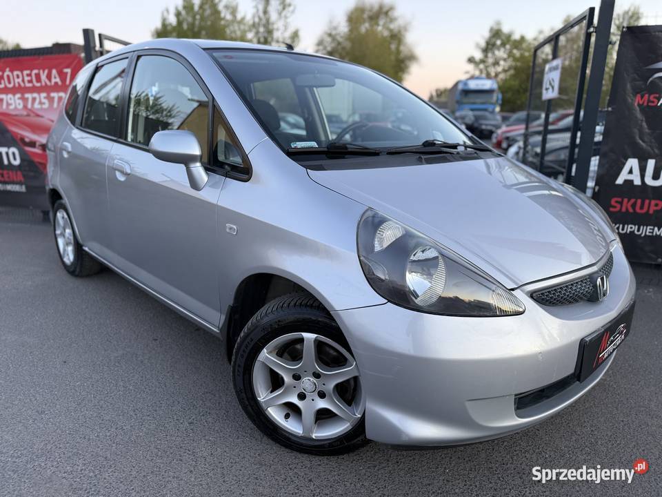 Honda Jazz 2004 12 Benzyna Alusy Klima Elektryka światła przeciwmgielne Poznań
