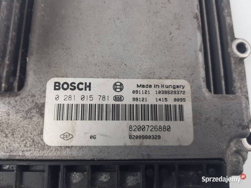 KOMPUTER SILNIKA ECU 8200726880 LAGUNA III Pozostałe Lipno
