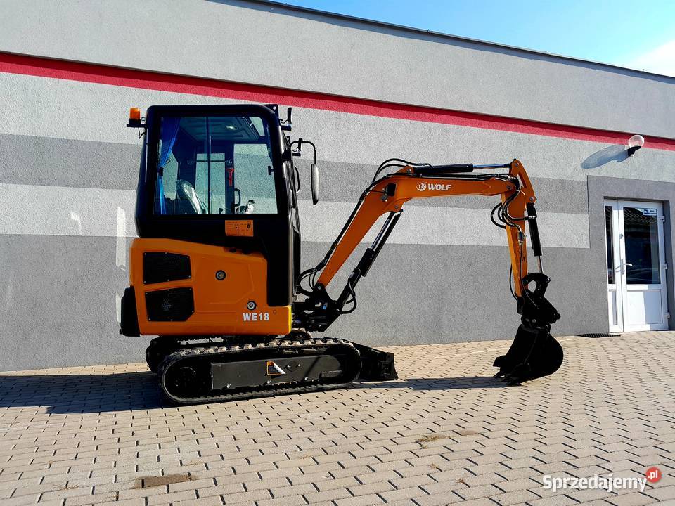 Nowa Minikoparka WOLF WE18 I KUBOTA I 1800 I nie Białystok sprzedam
