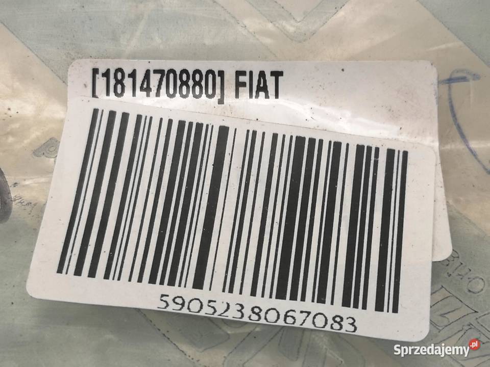 KIESZEŃ DRZWI PRAWY PRZÓD FIAT UNO 1989