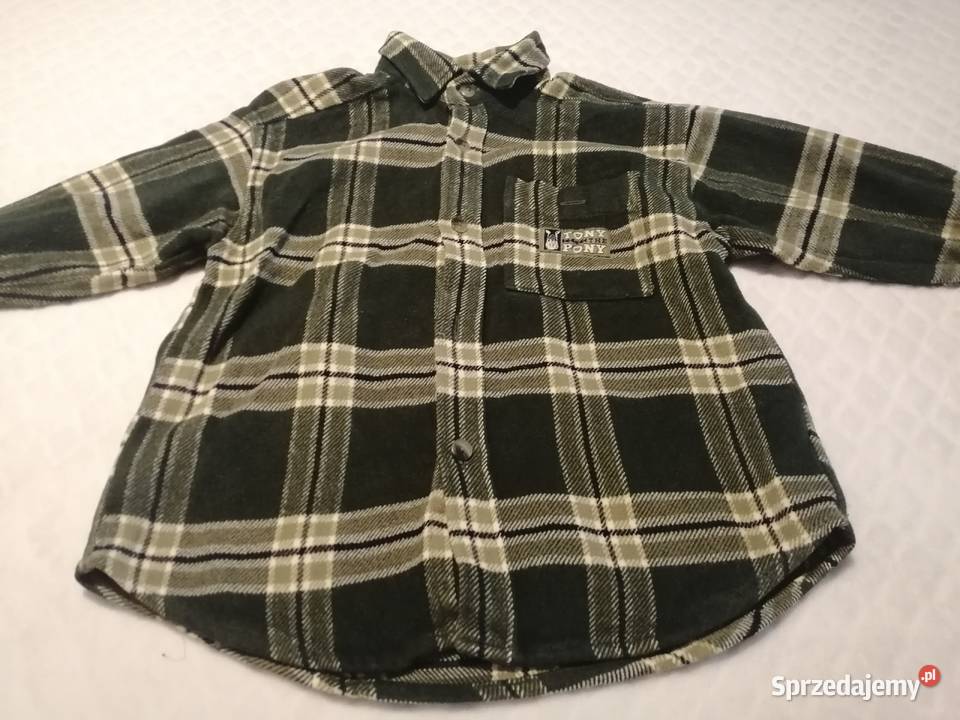 Koszula długi rękaw ciepła rozpinana CA 98104 Bluzki, koszulki i kaftaniki śląskie Czeladź