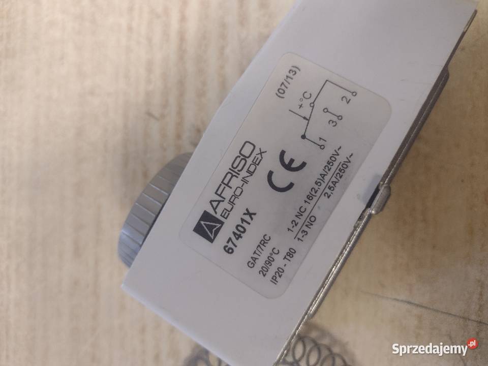 Termostat przylgowy BRC Afriso 2090 st C nastawa zachodniopomorskie Stargard sprzedam
