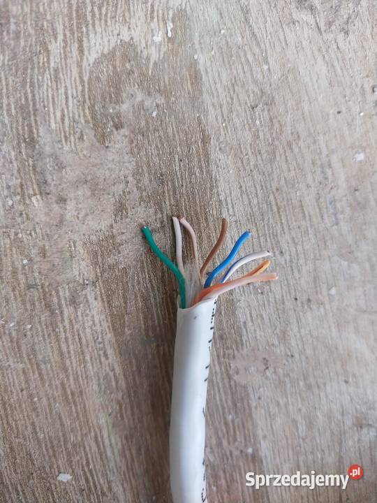 Kabel UTP UUTP kat 6 LSOH 15m 8 żyłowy Nowy Dom i Ogród małopolskie Kraków