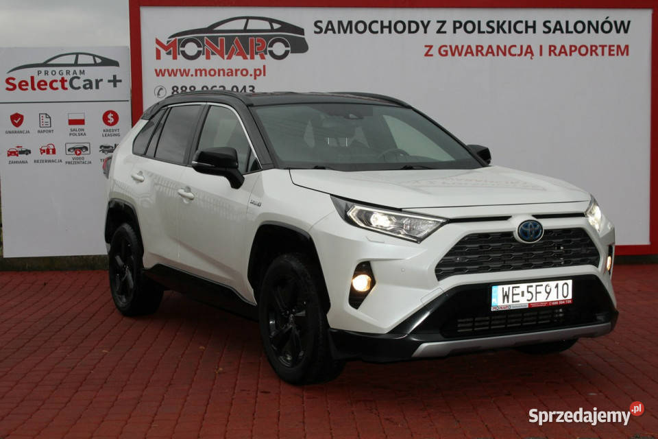 Toyota RAV4 SELECTION 25 HYBRID Salon Serwis ASO elektrycznie ustawiane fotele Włocławek