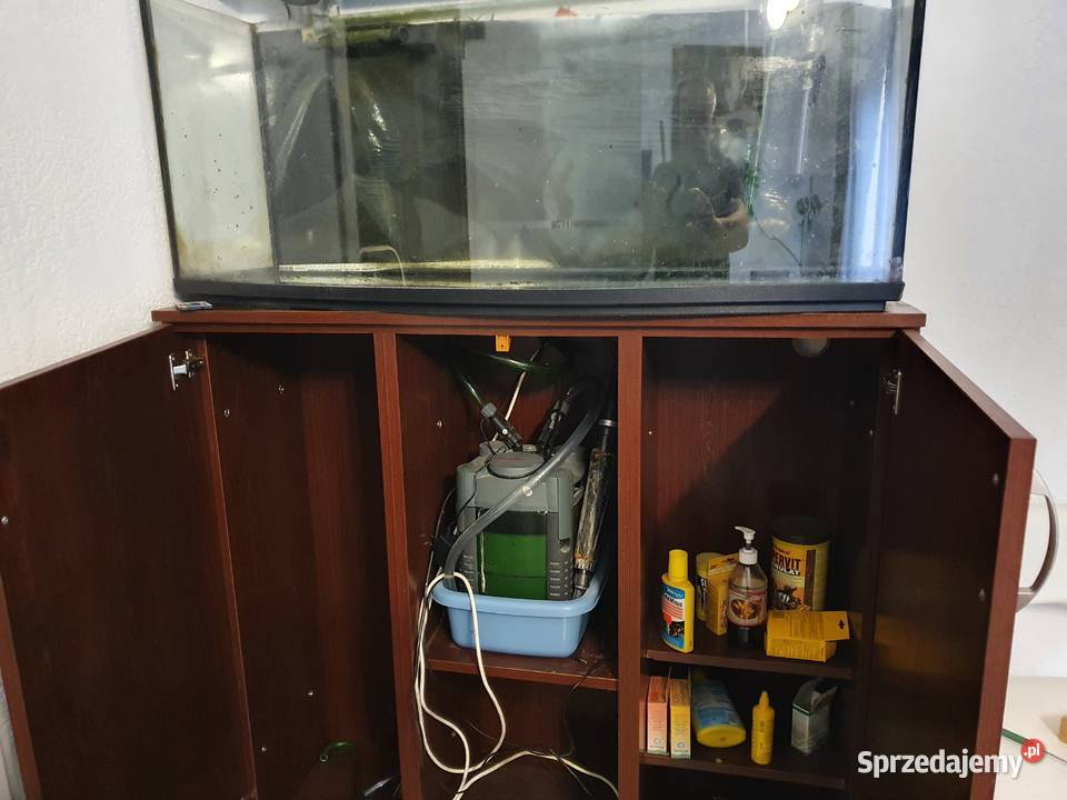 Akwarium z szafką i pompą filtrującą Radomsko
