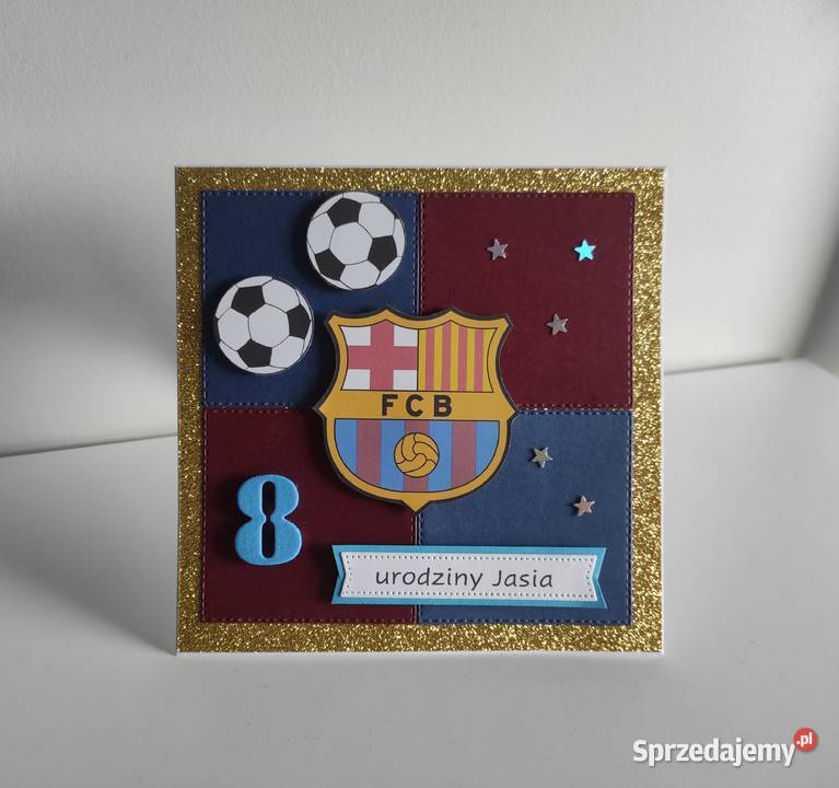 Personalizowana kartka ręcznie robiona na Łódź