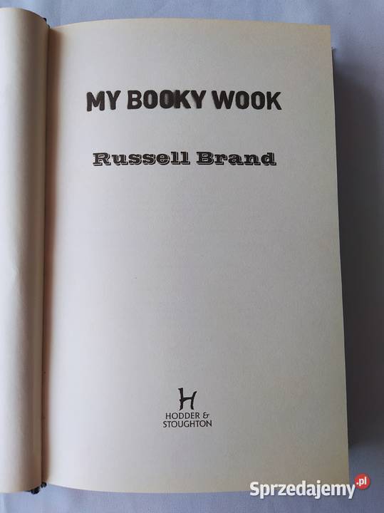 MY BOOKY WOOK Russell Brand Hajnówka sprzedam