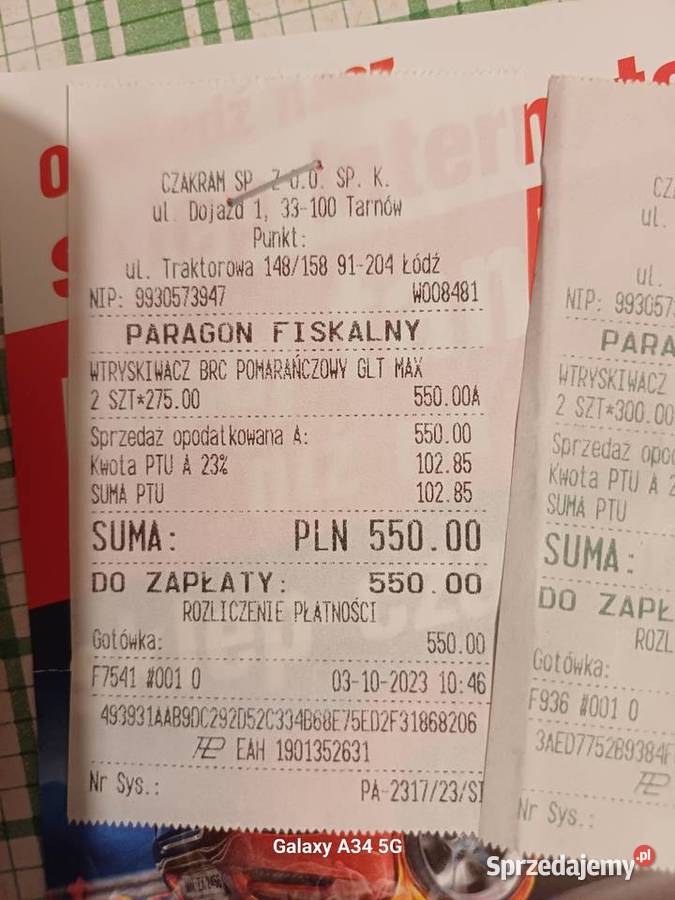 WTRYSKIWACZ BRC glt WFSI POMARAŃCZOWY in 03 Elementy instalacji LPG