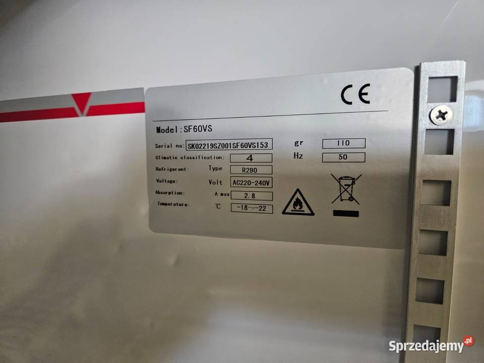 Szafa mroźnicza 590L ze stali nierdzewnej Szron Gastronomia Pszczyna