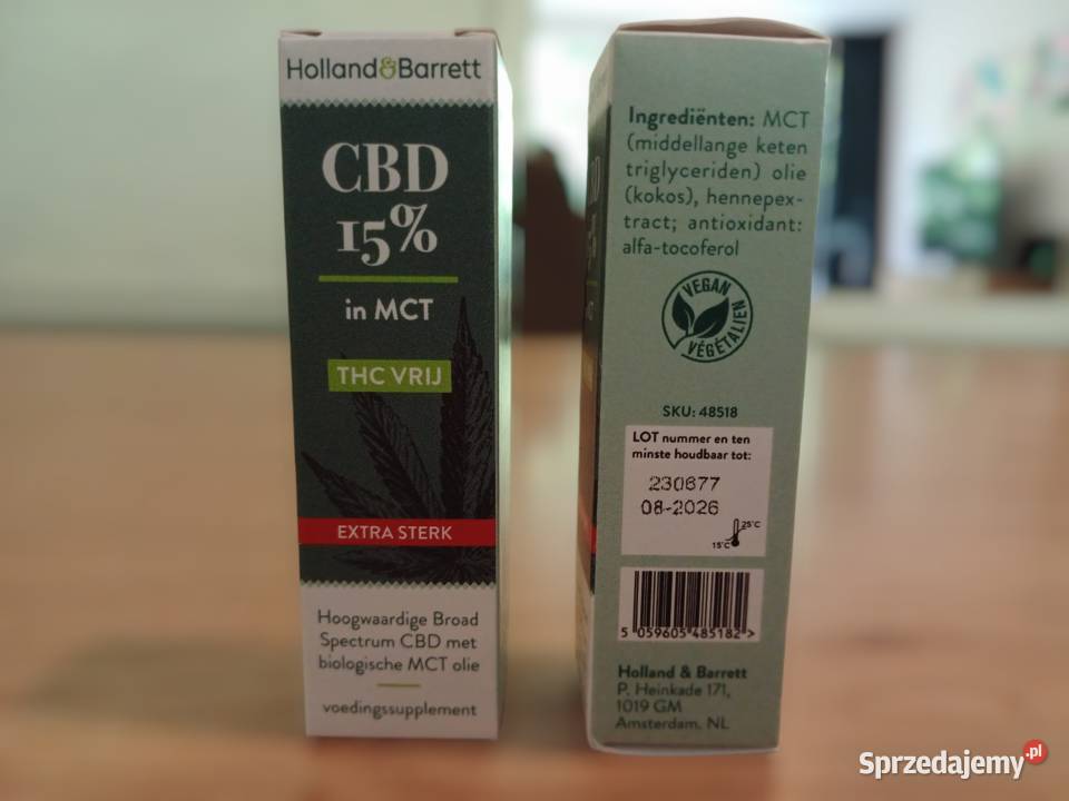 Holland Barrett Olejek CBD 15 10ml Oryginalny