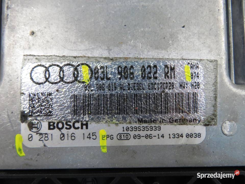 STEROWNIK AUDI A4 B8 20 TDI 03L906022RM