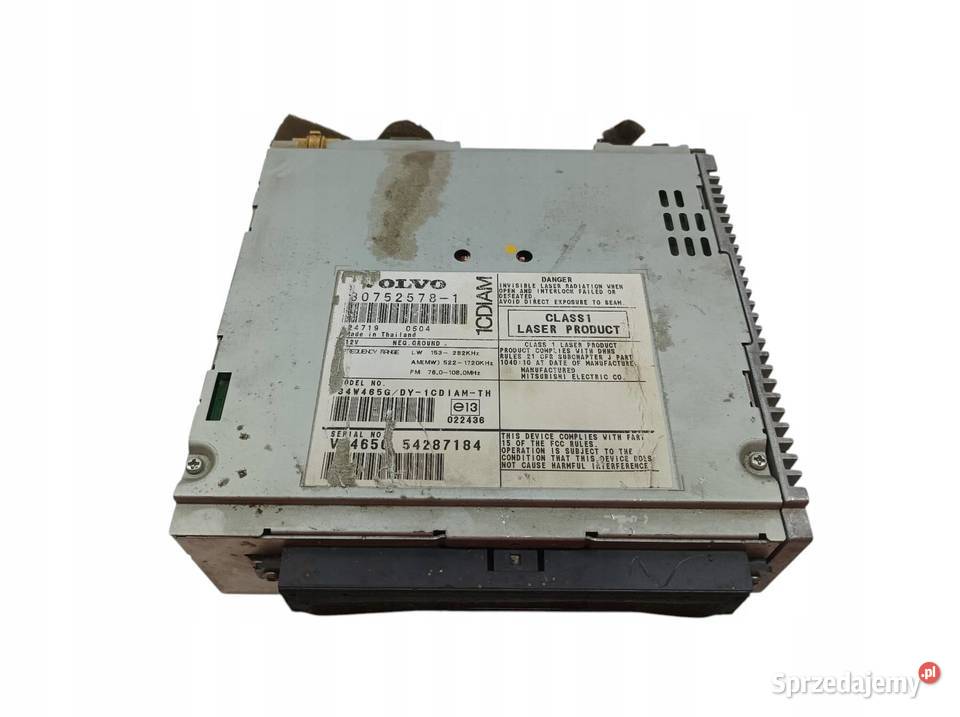 RADIO 30752578 Volvo V50 I 20042012 Sprzęt audio fabryczny sprzedam
