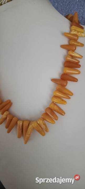 Naszyjnik Bursztyn Vintage amber Antyki, Sztuka, Kolekcje Białystok
