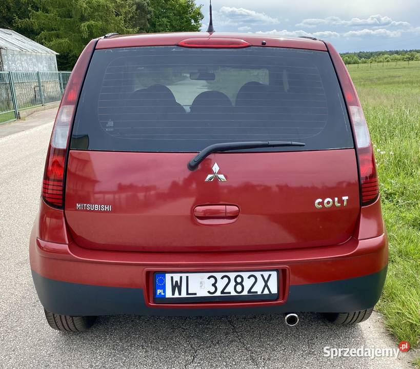 Mitsubishi Colt 90 BEZWYPADKOWY FILM Prezentacja elektryczne lusterka Colt mazowieckie Wieliszew