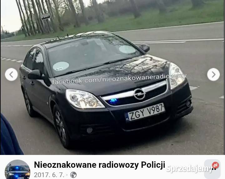 Vectra policyjna z grupy SPEED okazja nieuszkodzony Warszawa