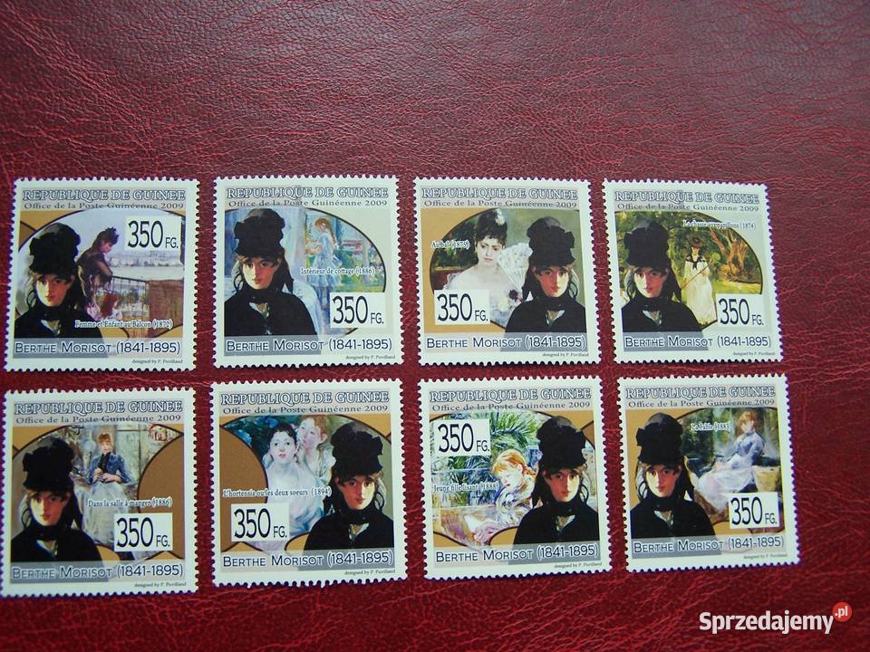 Gwinea 2009 MNH Sztuka Malarstwo B Morisot śląskie Tychy