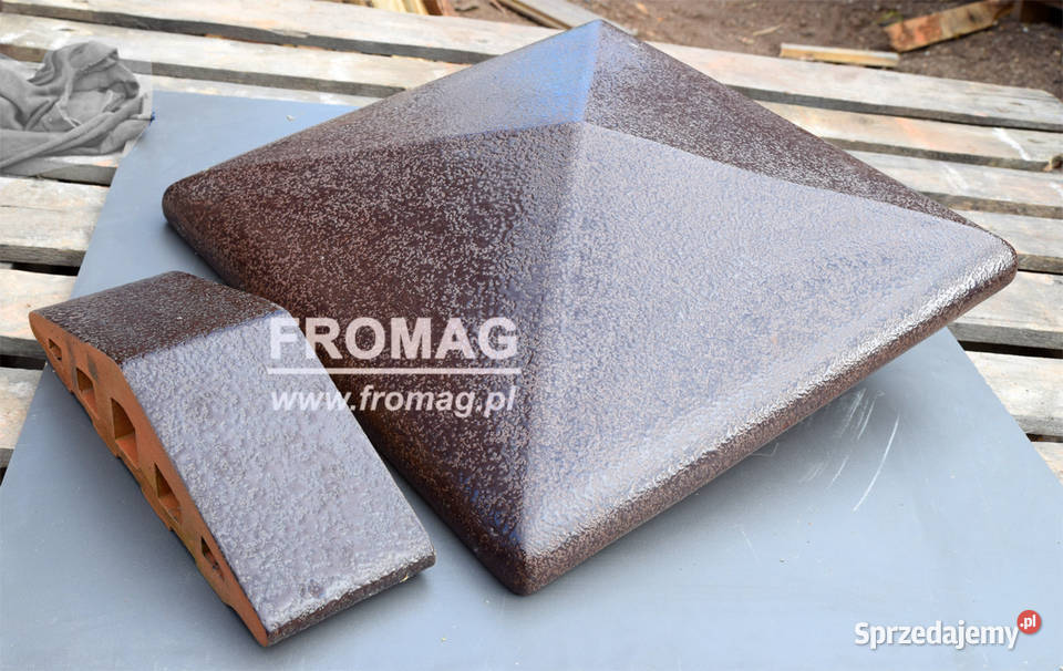 Daszek ceramiczny na słupek 38x38 klinkier Wrocław sprzedam