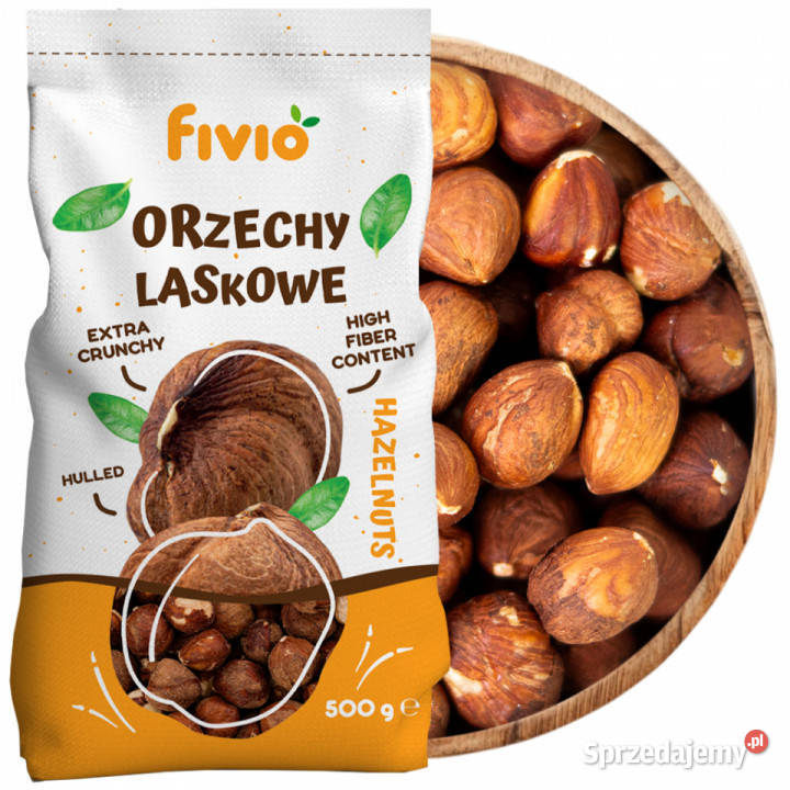 Orzechy laskowe łuskane 500g sprzedam