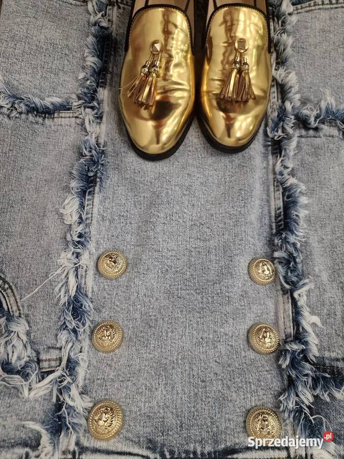 Spódnica Jeansowa Balmain XS S Żywiec