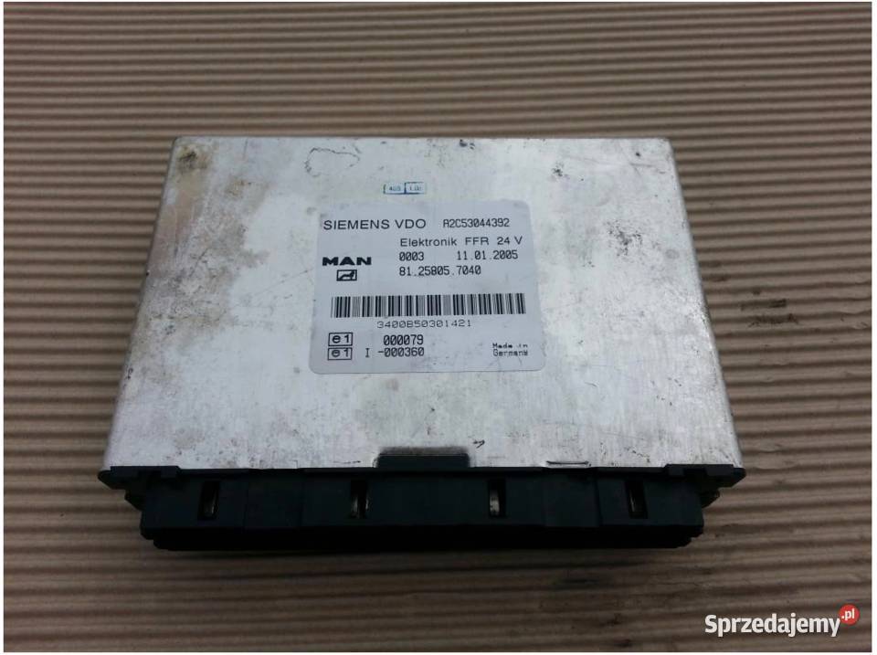 MAN STEROWNIK FFR 81258057040 komputery Kargowa sprzedam