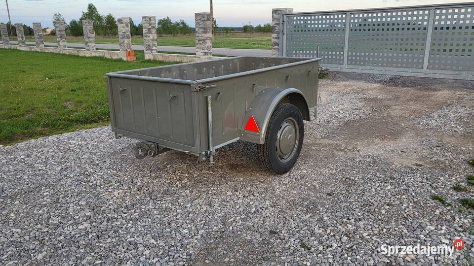 przyczepa samochodowa 750 Solidna do traktorka mazowieckie Góra Kalwaria