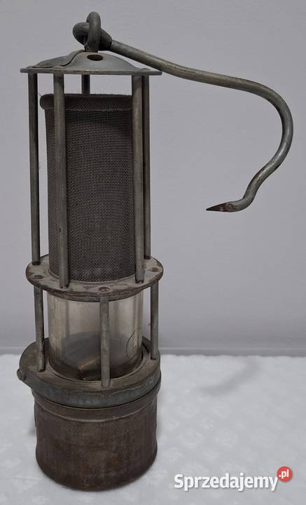 Stara lampa górnicza 84x27 1342g BM 1649 śląskie sprzedam