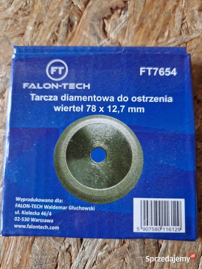 TARCZA DIAMENTOWA DO OSTRZAŁKI OSTRZENIA WIERTEŁ Głogowa