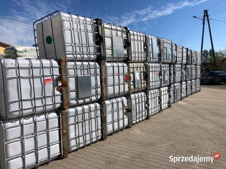 Czyste Pojemnik na wodę deszczówkę 1000 litrów Pozostałe Lutomierz sprzedam