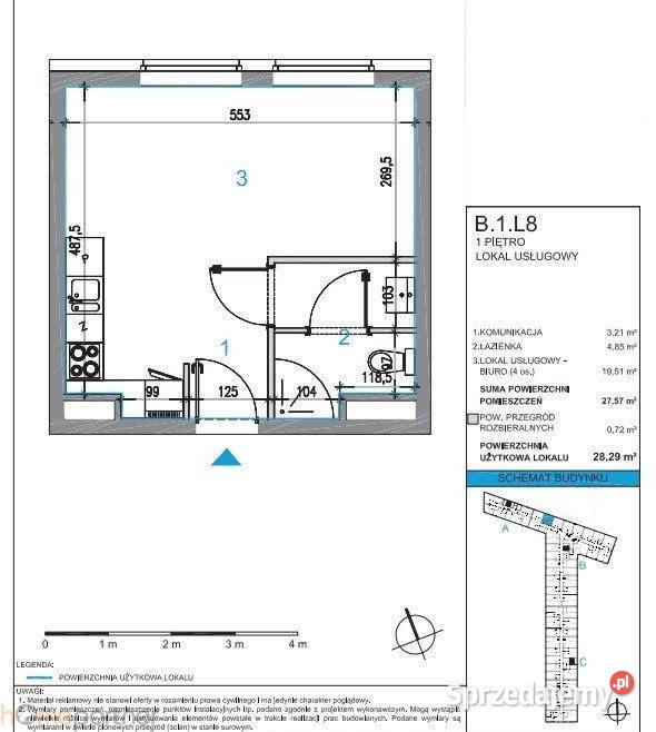 Mieszkanie Wrocław 2832m2 1 pokój blok
