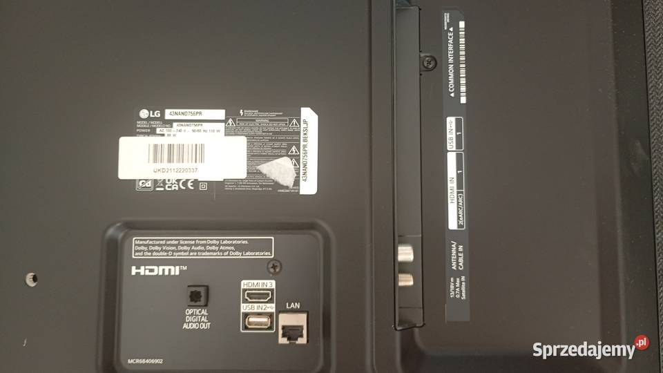 Telewizor LG 43 cale WebOS Kock