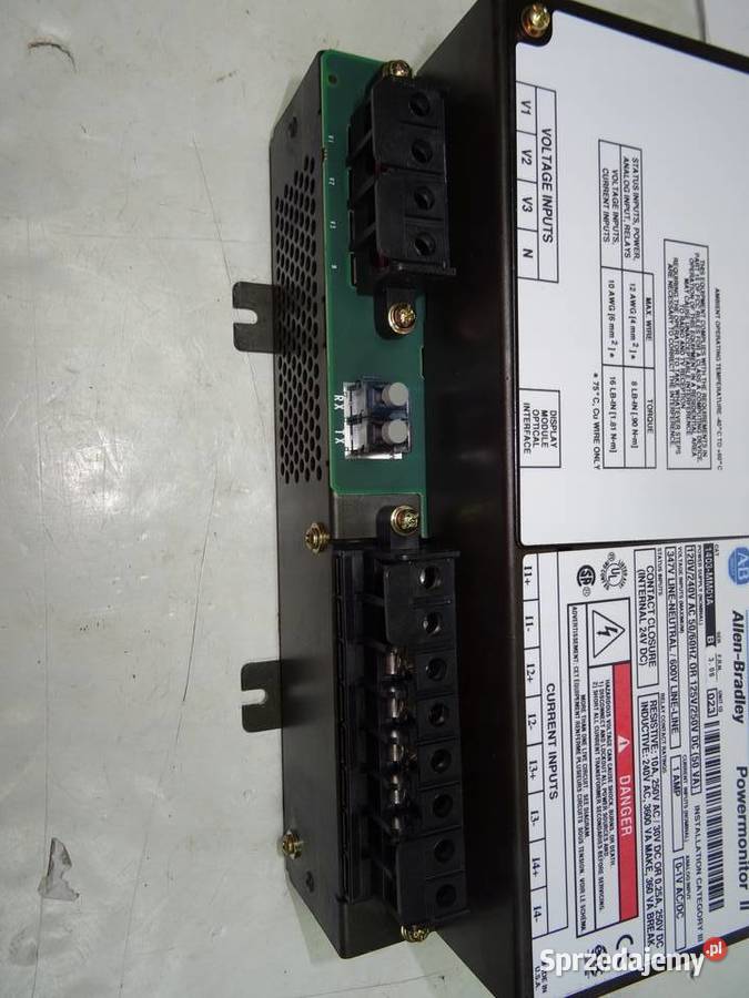 ROCKWELL AUTOMATION POWERMONITOR II BULLETIN Wąchock