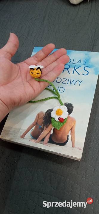 Pszczółka wykonana na szydełku zakładka do Łask sprzedam