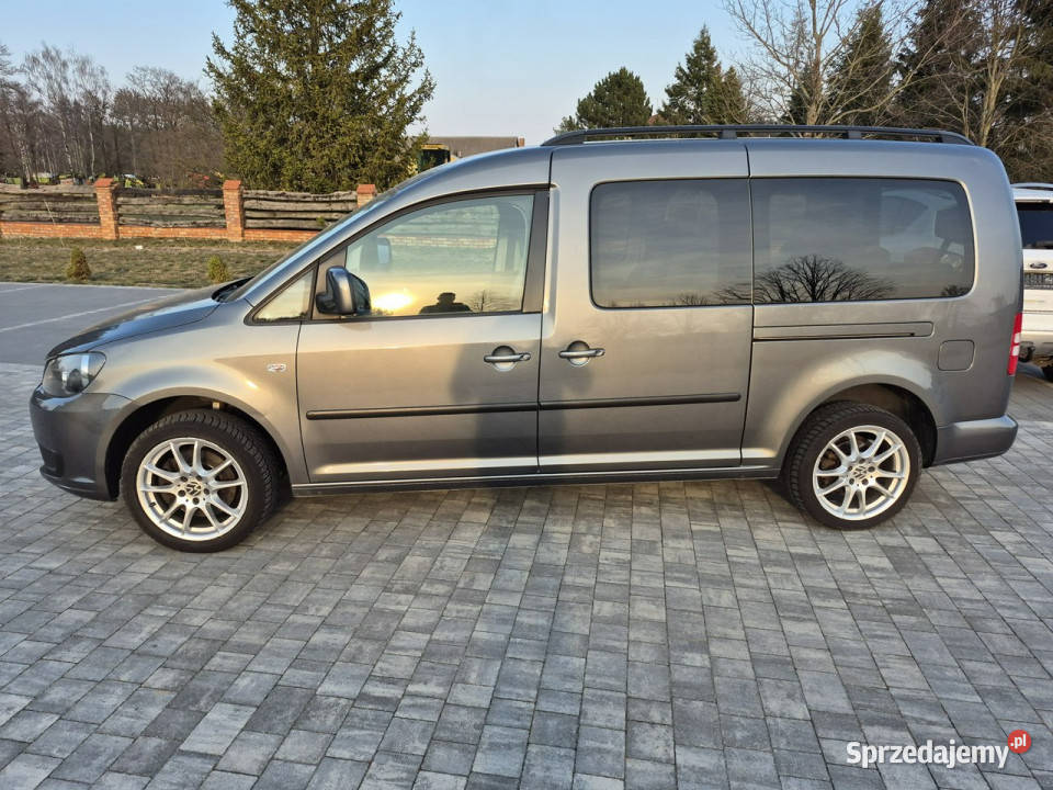 Volkswagen Caddy 16tdi MAXI 7 FOTELI pdc ładny centralny zamek Drelów