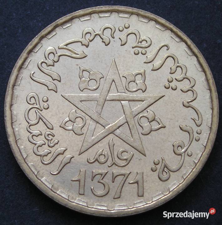 MAROKO 10 FRANKÓW 1951 STAN MENNICZY Łódź