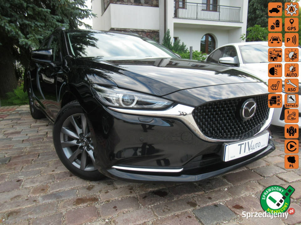 Mazda 6 BEZWYPADKOWY Fabryczna Gwarancja HUD ACC komputer pokładowy Warszawa sprzedam