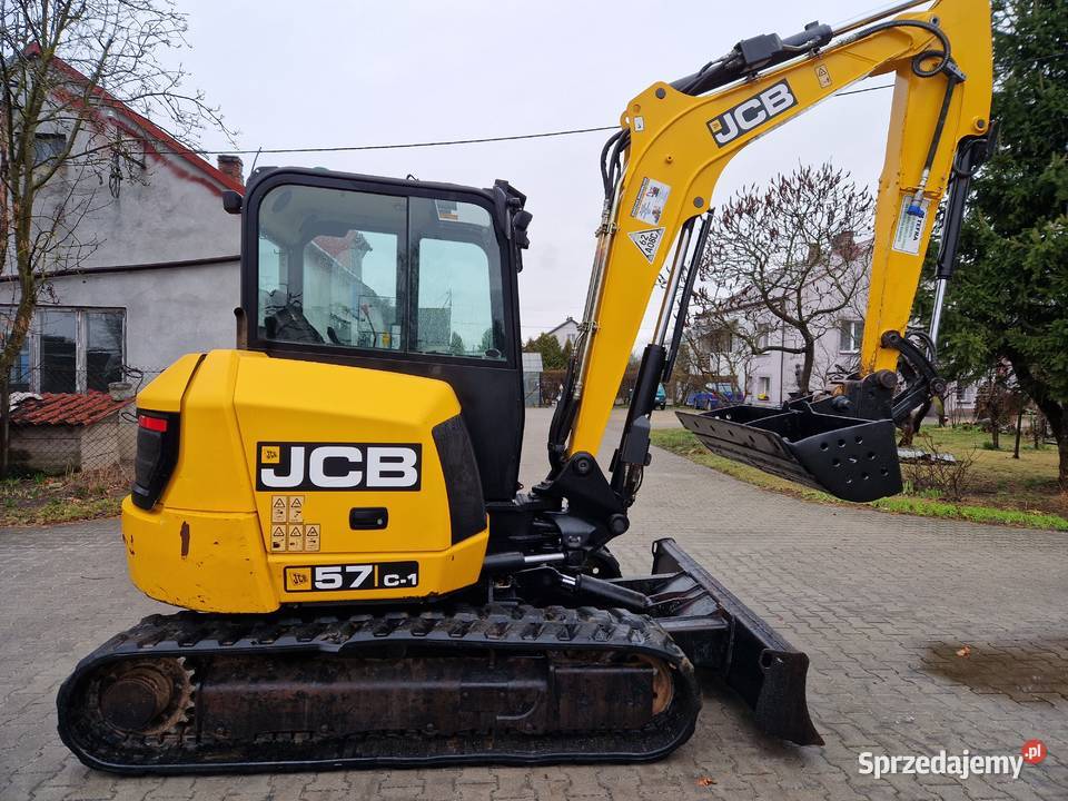 Minikoparka JCB 57c1 2016r 55 tony hydrauliczne Ryżki