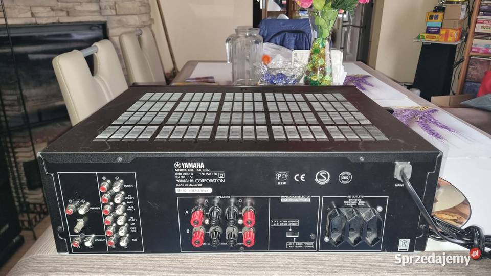 Wzmacniacz stereo YAMAHA AX397 2x60W 8ohm Black Warta sprzedam