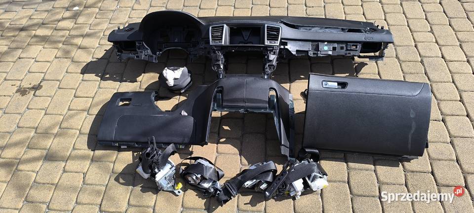 Deska konsola Mercedes ML W166 SKÓRA Zestaw